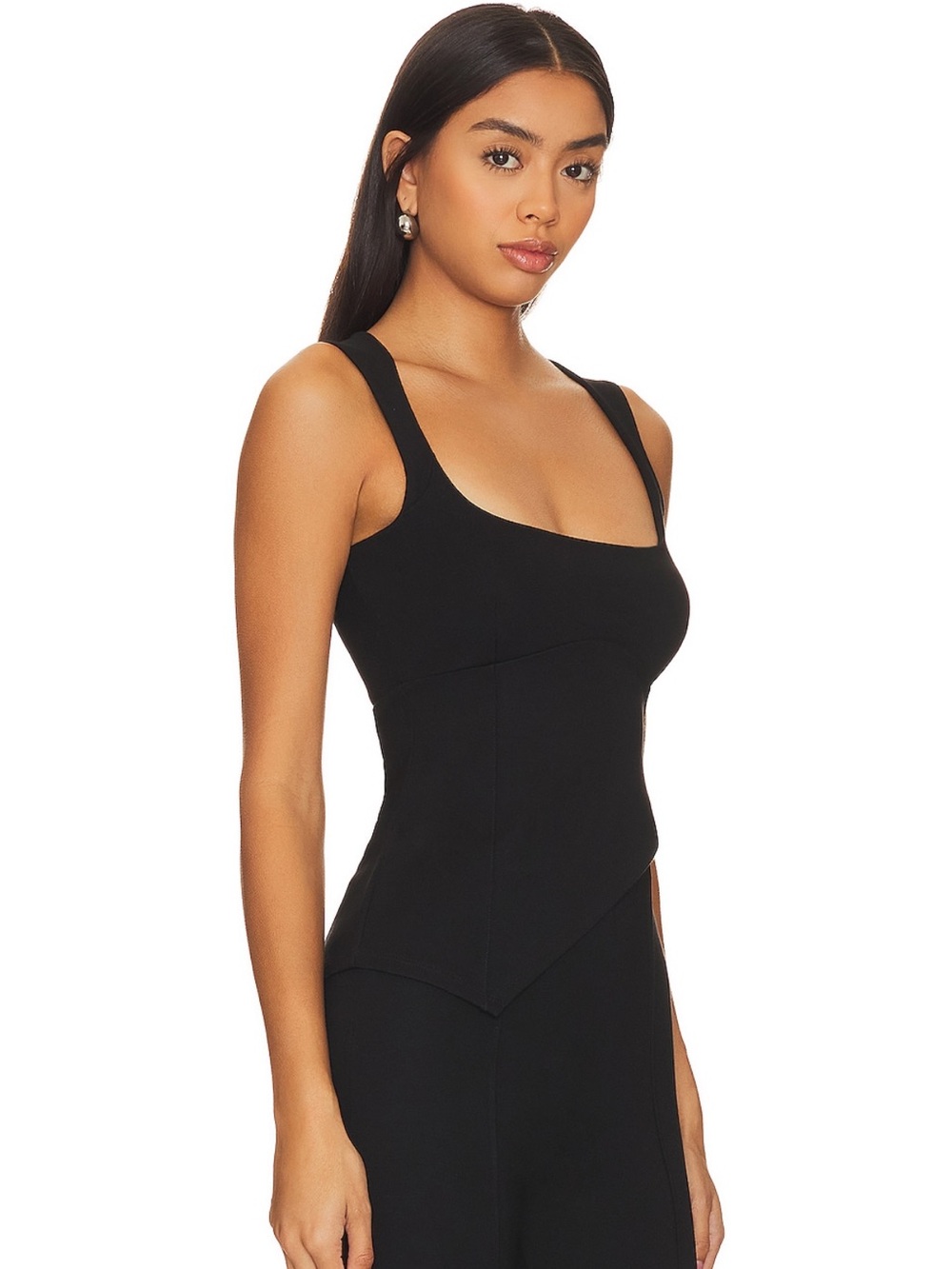 Lovers + Friends Penn Top in Black - Picture 2 of 8